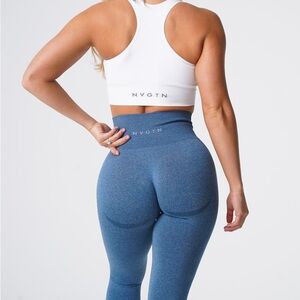 NVGTN Ocean Blue Seamless Leggings